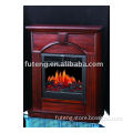 Simple Electric Fireplace with Casters M18-JW06